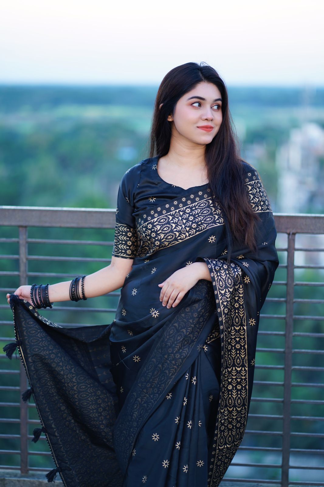Japani silk saree