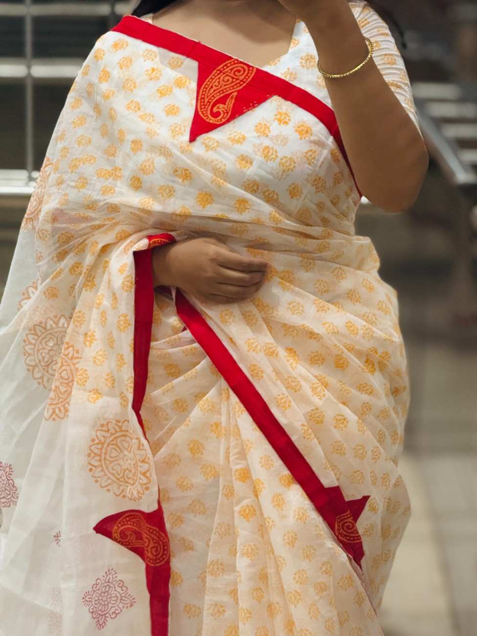 Bahari Color - Boutique Emboydari Saree 2065