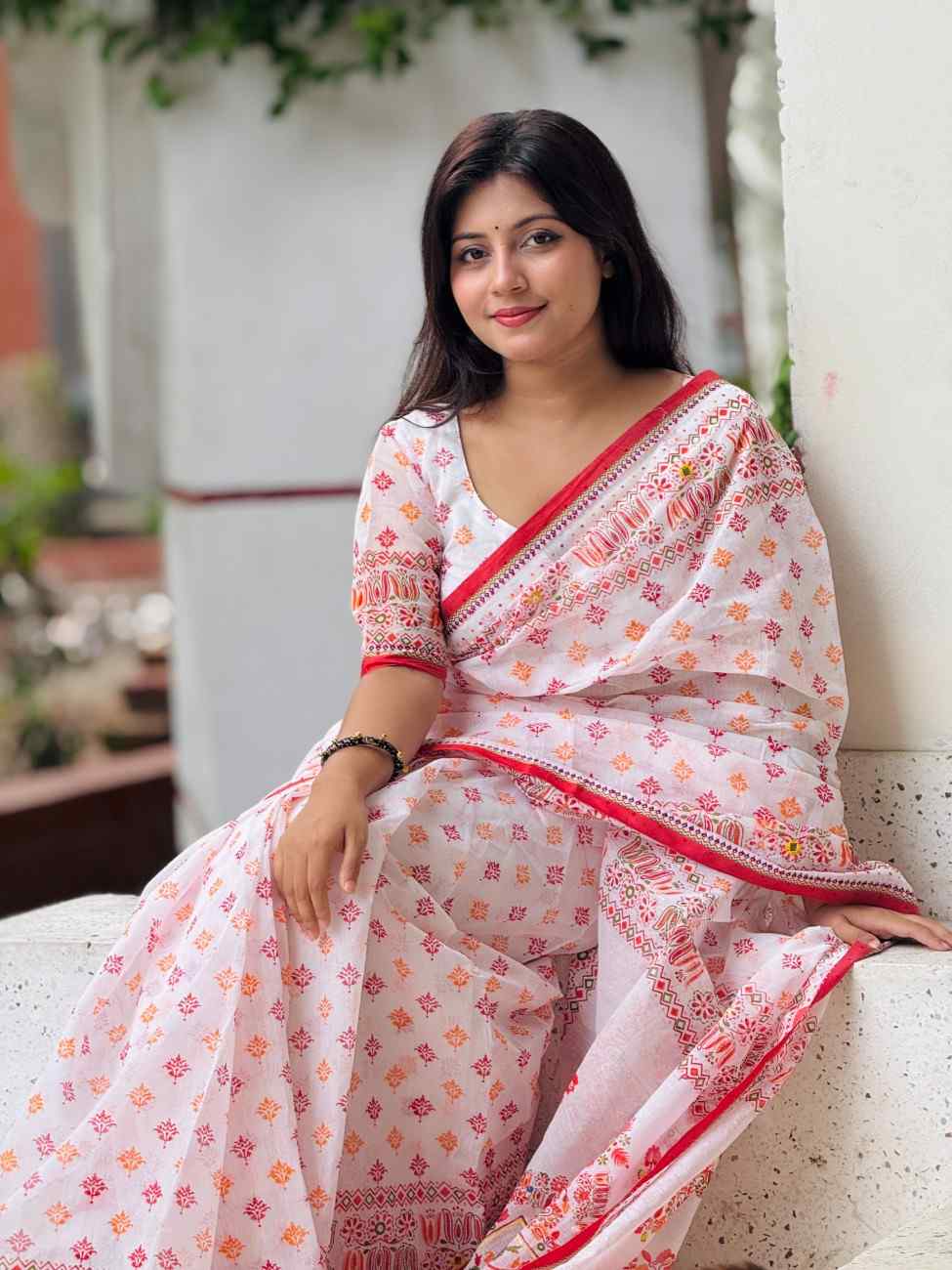 Bahari Color - Emboidary Boutique Saree Code 2051