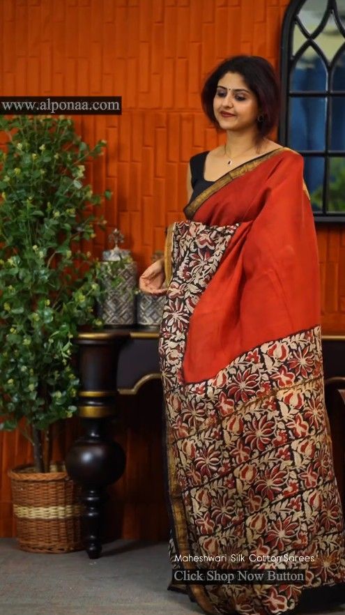 ডিজিটাল প্রিন্টেড সফট সিল্ক শাড়ি + ব্লাউজ পিস – (কোড 313)